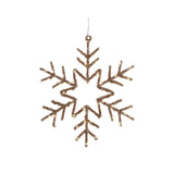 Pack De 2 Unidades - Copo De Nieve Luz Led Decorativa Interior 38 X 38 Cm