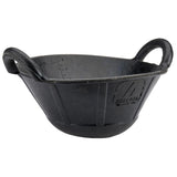 Pack De 2 Unidades - Cubo Spart 9 L De Caucho Resistente Negro.