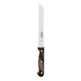 Pack De 2 Unidades - Cuchillo Polywood Castaño Para Pan 17,7 Cm