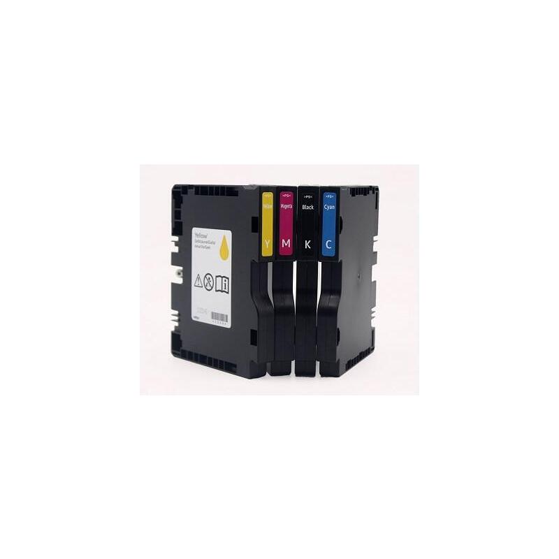 Pack De 2 Unidades Cyan Pigment Compatible Ricoh Sg 3210dnw-2.5k 405863 (Gc51c) Gc51hc