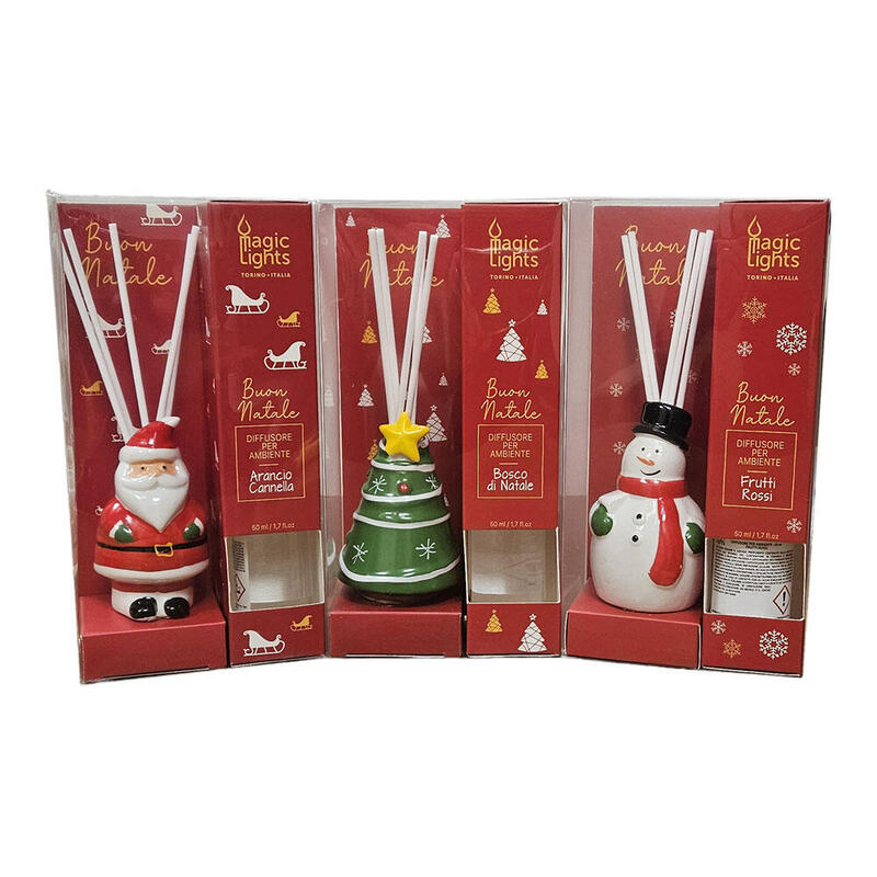 Pack De 2 Unidades - Difusor Aroma Mikado Navidad 50ml Diseños Surtidos