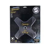 Pack De 2 Unidades - Disco De Corte Para Desbrozadora, 4 Dientes, Ø230 X 1,4 X 25,4 Mm