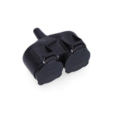 Pack De 2 Unidades - Doble Base De Goma T/Tl Ip44 16a Con Tapas
