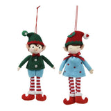 Pack De 2 Unidades - Duende Poliéster Para Colgar Modelos Variados 8 X 3 X 17 Cm
