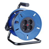 Pack De 2 Unidades - Enrollacables 25 M 3 G 1,50 Mm² 4 Tomas Bipolares Con T/Tl Con Protector Térmico