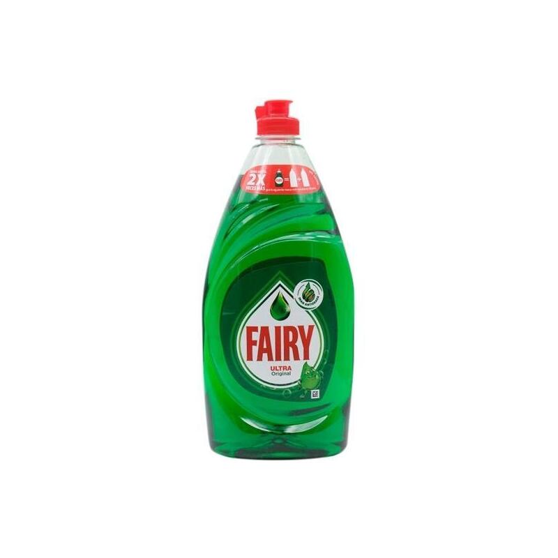 Pack De 2 Unidades Fairy Lavavajillas Original Líquido Concentrado Ultra Uso Manual Botella 650ml