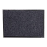 Pack De 2 Unidades - Felpudo Negro, Antideslizante, 60 X 40 Cm