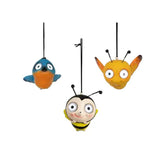 Pack De 2 Unidades - Figura Solar De Animal Para Colgar, Modelos Variados, 10,5 X 10 X 9 Cm