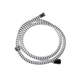 Pack De 2 Unidades - Flexo De Ducha Flexible. 1,5m Color Blanco/Cromo Edm