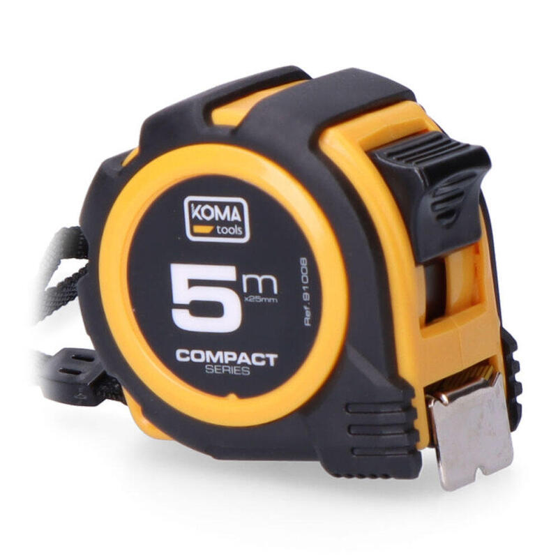 Pack De 2 Unidades - Flexómetro 5m X 25mm Abs Compact Koma Tools