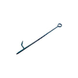 Pack De 2 Unidades - Gancho Atizador Metalico. Color Negro 45,5cm Edm
