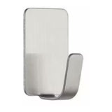 Pack De 2 Unidades - Gancho De Acero Inoxidable, Pequeño, 19 X 30 X 15 Mm, 4 Uds + 5 Tiras, Máx 225 Gr