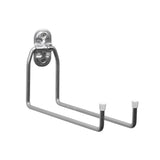 Pack De 2 Unidades - Gancho Multiuso Doble Largo - Soporta Aproximado 25kg 12x25x5cm