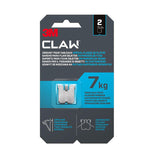 Pack De 2 Unidades - Gancho Para Paredes De Yeso, 7 Kg, 23 X 23 X 4 Mm, 2 Uds