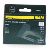 Pack De 2 Unidades - Grapas Nº 4 De 10mm 1000 Unid. Espesor 1,2mm Gg410 Mota