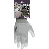 Pack De 2 Unidades - Guante Nailon / Fibra De Carbono Con Palma Poliuretano, Antiestático, T-08