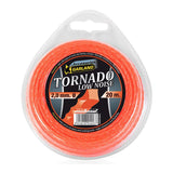 Pack De 2 Unidades - Hilo Para Desbrozadora Tornado, Cuadrado, Ø2,0 Mm, Dispensador 20 M