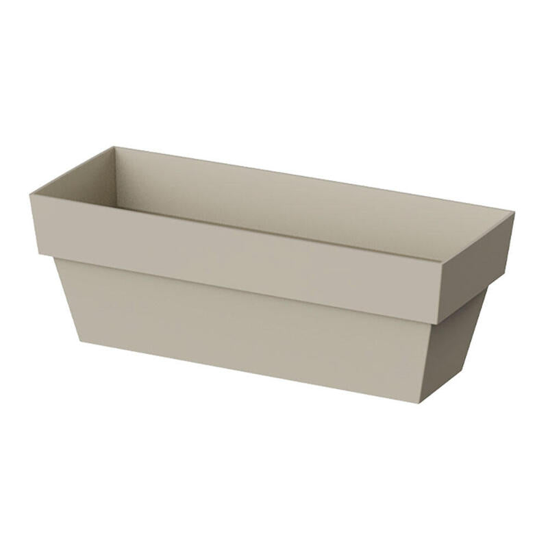 Pack De 2 Unidades - Jardinera Limited 12x30cm Ecru Plastiken