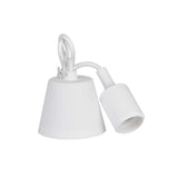 Pack De 2 Unidades - Lámpara Colgante De Silicona E27 60 W Color Blanco