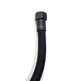 Pack De 2 Unidades - Latiguillo Flexible Negro 40 Cm H - H 3/8 Pulg