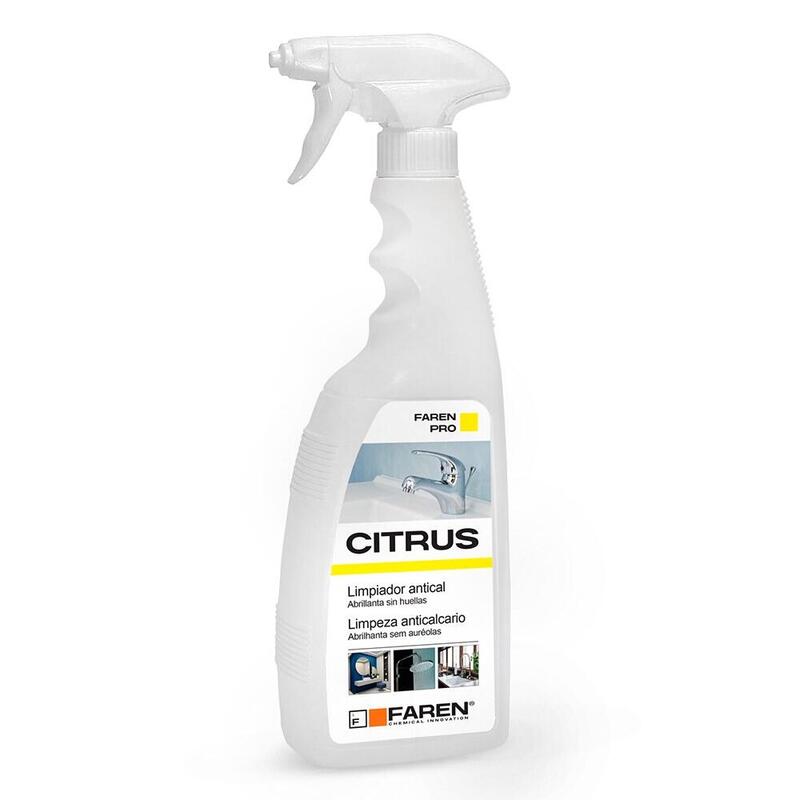 Pack De 2 Unidades - Limpiador Antical Citrus Con Efecto Abrillantador Sin Huellas, Pulverizador 750 Ml