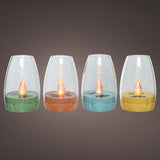 Pack De 2 Unidades - Luz De Mesa Solar Efecto Llama 895850 Colores / Modelos Surtidos