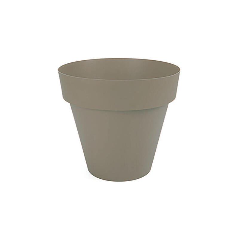 Pack De 2 Unidades - Maceta De Inyección Color Taupe Ø14cm