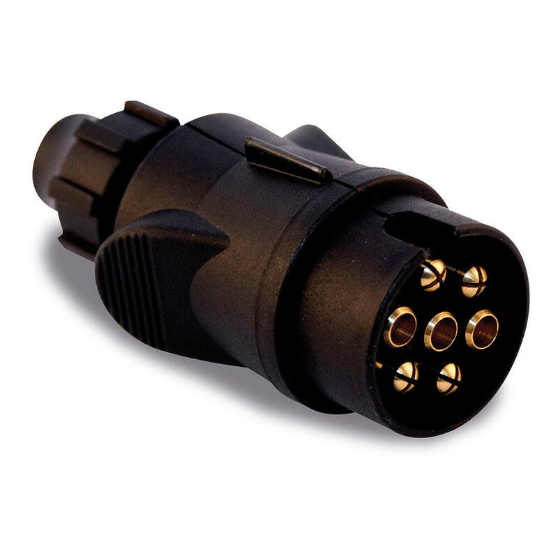 Pack De 2 Unidades - Macho Conexion Remolque Plastico 7 Polos Goodyear