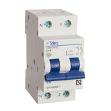 Pack De 2 Unidades - Magnetotermico Solera 1polo+Neutro 20a (Retractilado) Cbm1n20