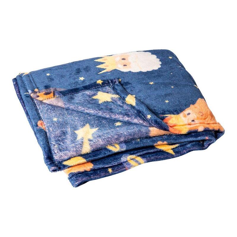 Pack De 2 Unidades - Manta Polar Navidad, 120 X 150 Cm, Reyes Magos