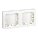 Pack De 2 Unidades - Marco Con Base, Superficie, 2 Elementos, Horizontal, Serie Simon73 Loft, Blanco, Retractilado