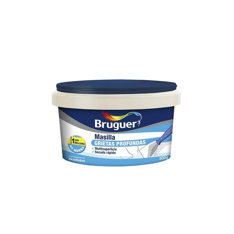 Pack De 2 Unidades - Masilla Grietas Profundas 500g 5196378 Bruguer