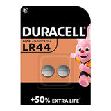 Pack De 2 Unidades - Micro Pila De Botón Alcalina Lr44 - V13ga 1,5 V Ø11,6 X 5,4 Mm Blister 2 Uds