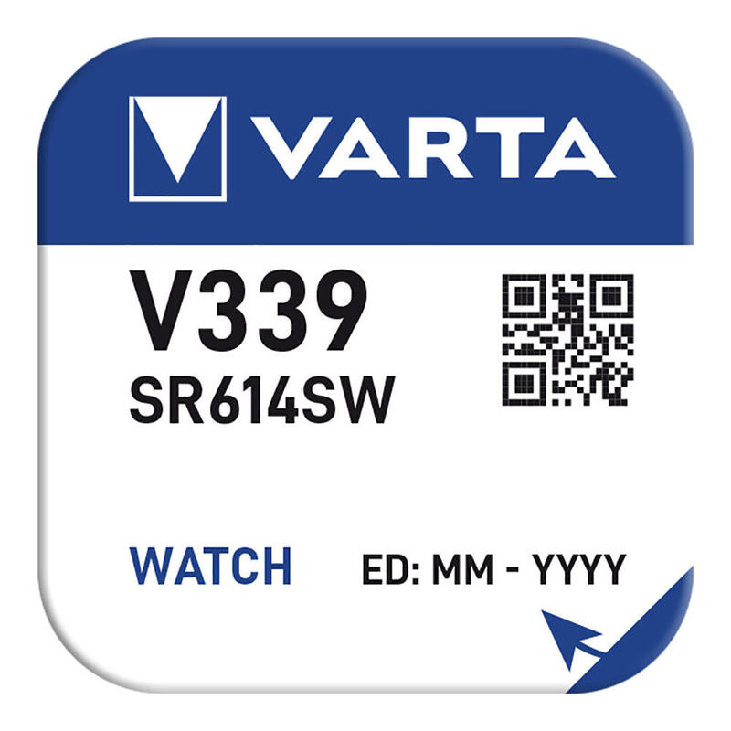 Pack De 2 Unidades - Micro Pila De Botón Silver Sr614sw - V339 1,55 V Ø6,8 X 1,45 Mm Watch Blister