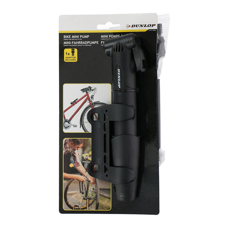 Pack De 2 Unidades - Mini Bomba De Aire Para Bicicleta Dunlop