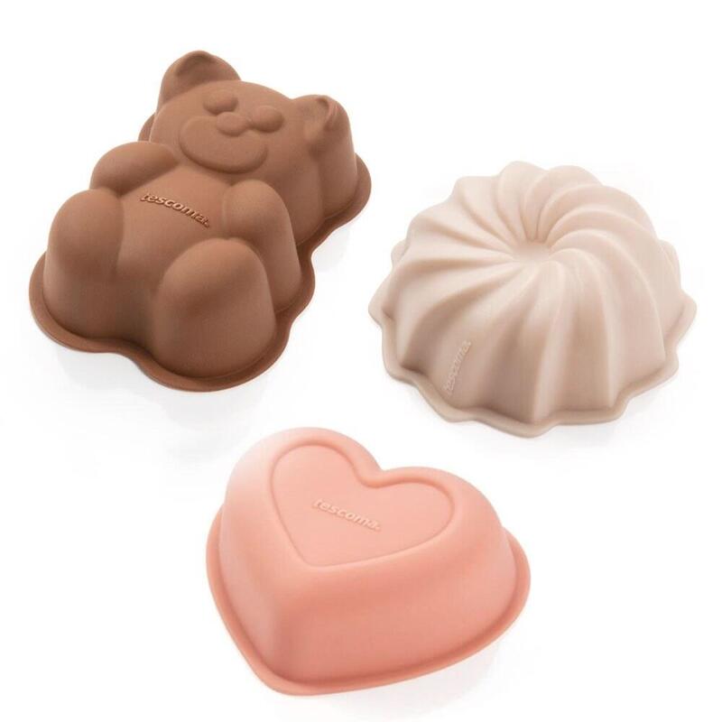Pack De 2 Unidades - Molde De Silicona Para Bizcochitos, Delícia, 6 Piezas