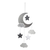 Pack De 2 Unidades - Movil Infantil Modelo Luna Color Gris