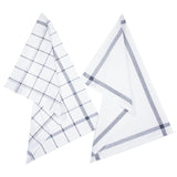 Pack De 2 Unidades - Pack 2 Trapos De Cocina Modelo Cuadros Azules 45x70cm