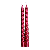Pack De 2 Unidades - Pack 2 Velas Decorativas Rojas Ø2x24cm Magic Lights