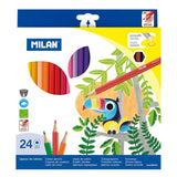 Pack De 2 Unidades - Pack Con 24 Lapices De Colores Milan