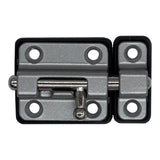 Pack De 2 Unidades - Pasador Cerrojo Base Plástica 35 Mm Cromo Mate