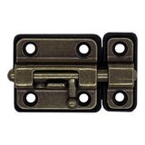 Pack De 2 Unidades - Pasador Cerrojo Base Plástica 35 Mm Cuero