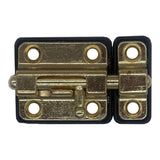 Pack De 2 Unidades - Pasador Cerrojo Base Plástica 35 Mm Dorado