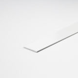 Pack De 2 Unidades - Perfil Bricolaje Pletina Aluminio Pintado Blanco 1000 X 20 X 2 Mm