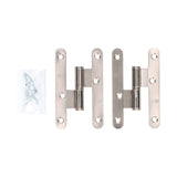 Pack De 2 Unidades - Pernio Sin Remate Pn04 Izquierda 100 X 58 Mm