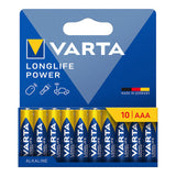Pack De 2 Unidades - Pila Alkalina Longlife Power Aaa - Lr03 (Blister Cartón 10 Uds) Ø10,5 X 44,5 Mm