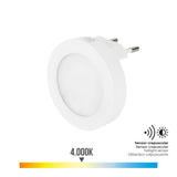 Pack De 2 Unidades - Piloto Noche Led Redondo 0,5 W 5 Lm 4000 K