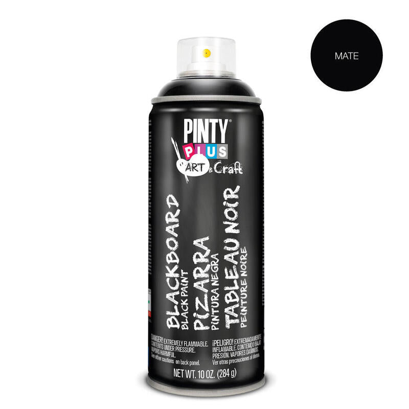 Pack De 2 Unidades - Pintura En Spray Pintyplus Art & Craft Pintura Pizarra 520cc Negro