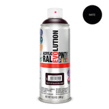 Pack De 2 Unidades - Pintura En Spray Pintyplus Evolution 520cc Ral 9005 Negro Intenso Mate