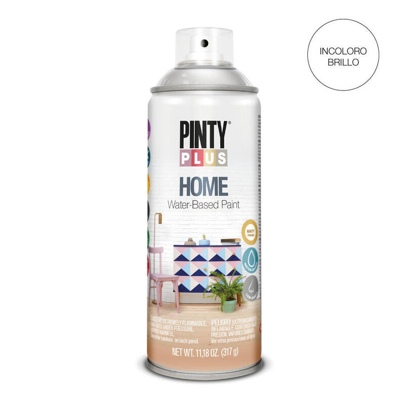 Pack De 2 Unidades - Pintura En Spray Pintyplus Home 520cc Barniz Brillante Hm441